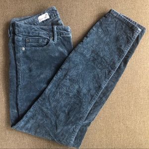 GAP women’s dark teal cords. Size 28.